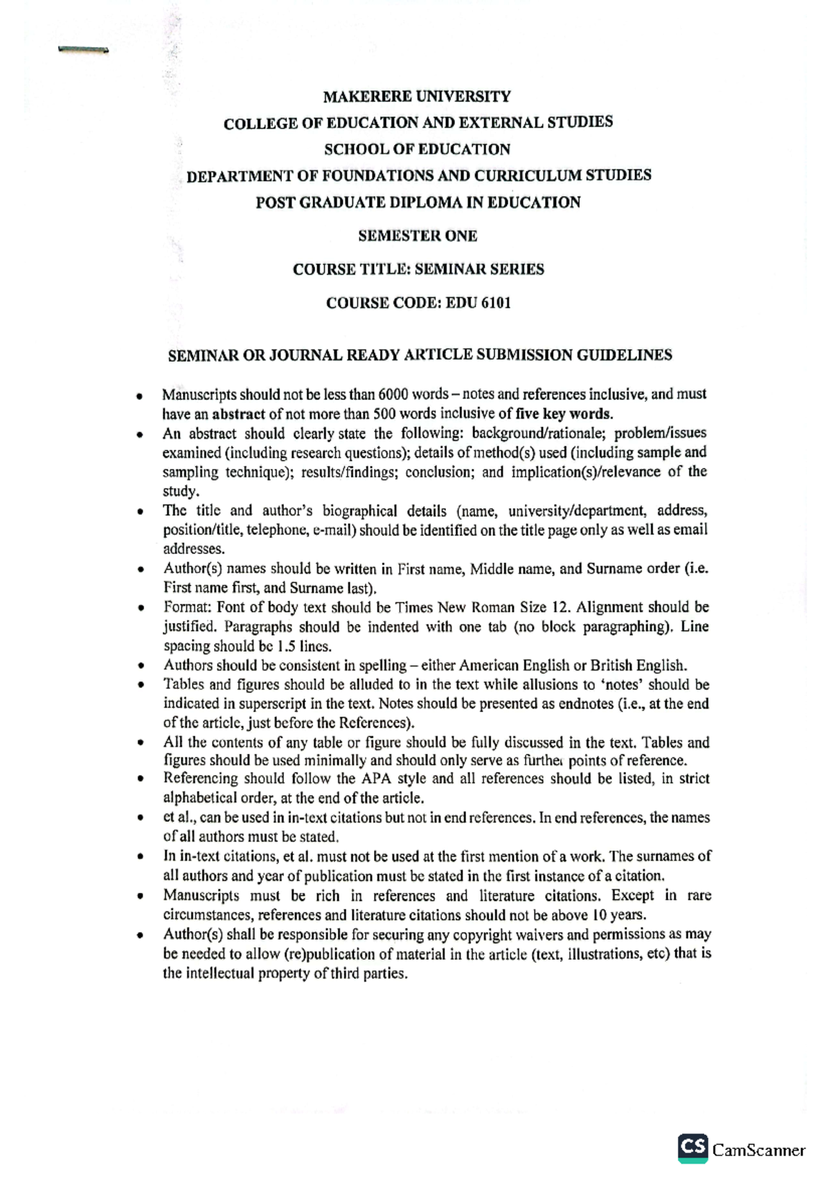Seminar Journal - General Theory and Practice of Comparative Education ...