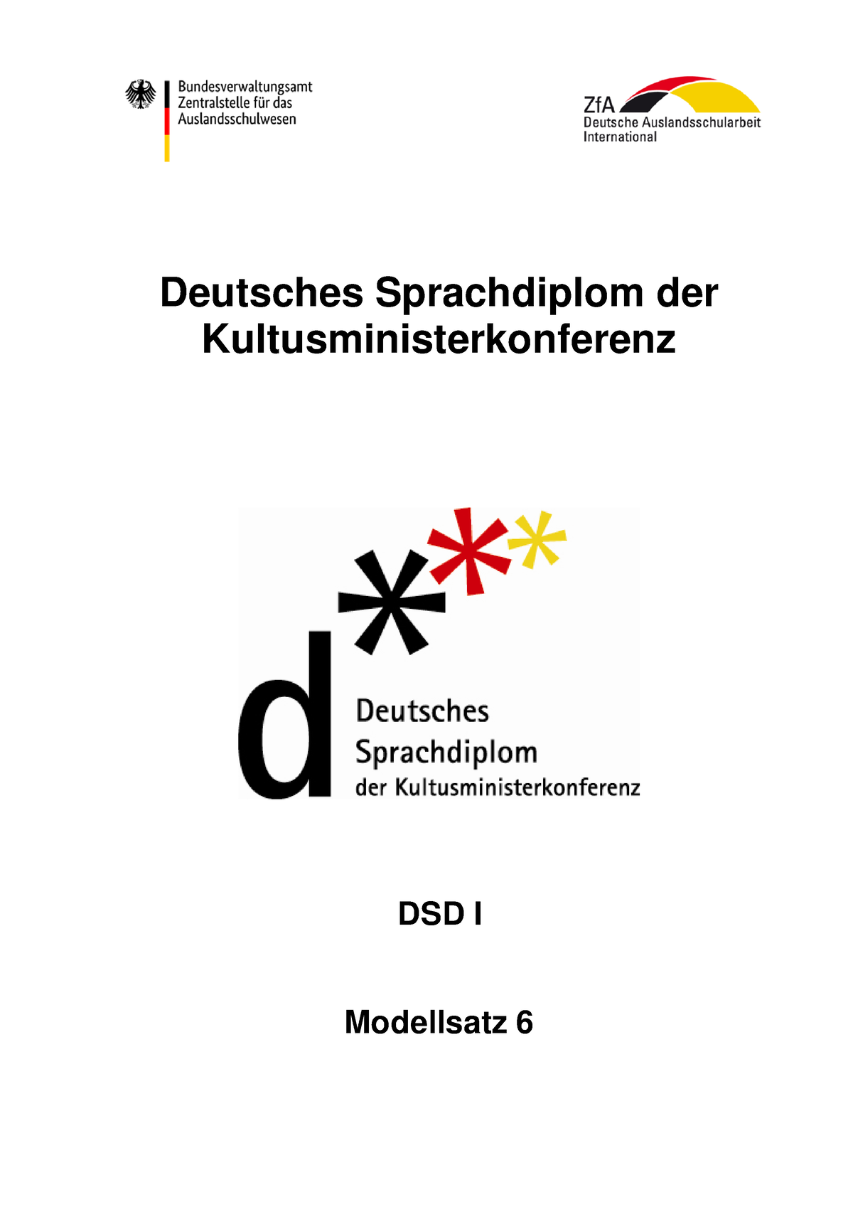 Download Modellsatz - Deutsches Sprachdiplom Der ...