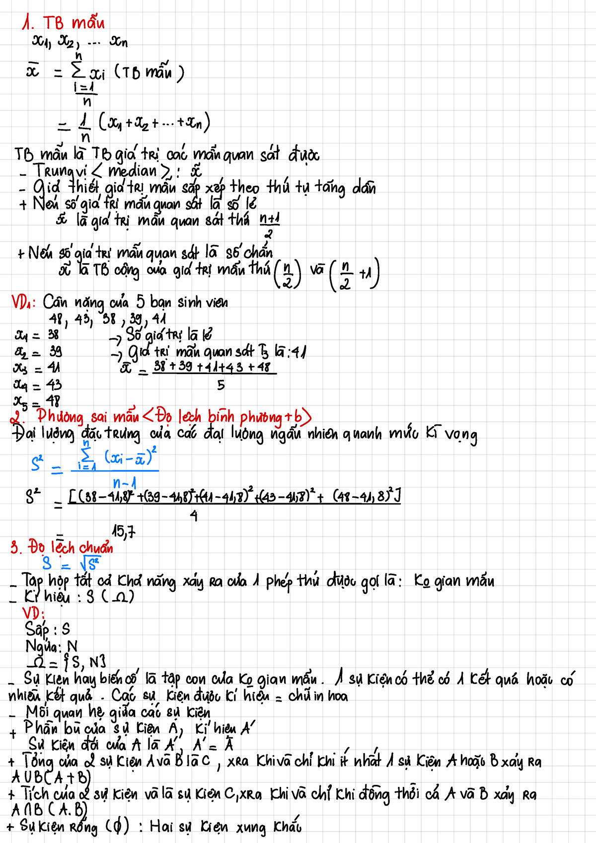 XSTK-th-Quân - BT XSTK - TB Man Don, 62, ... N C = Eci (TD Man) I = 1 ...