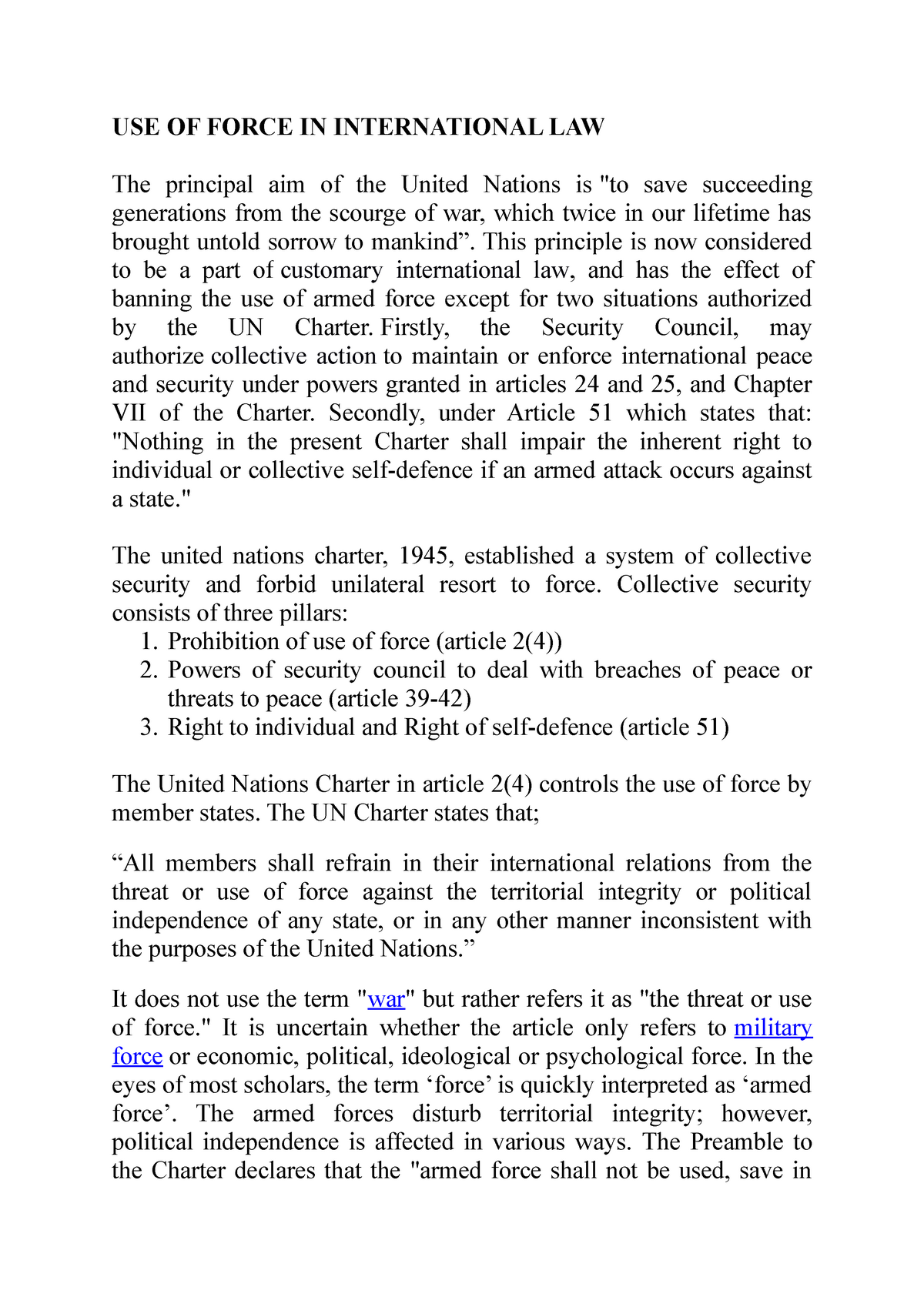 international-law-use-of-force-as-per-un-charter-use-of-force-in-international-law-the