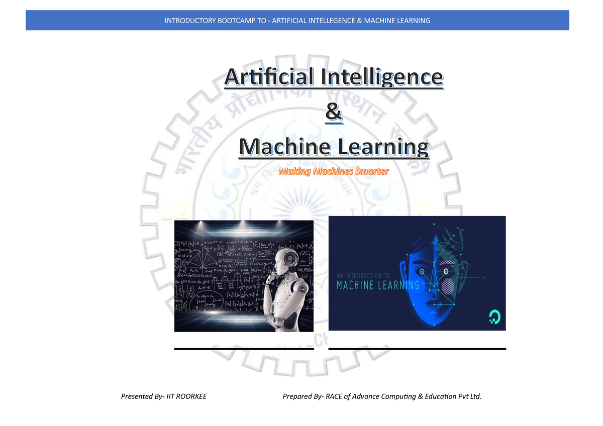 AI ML- IIT Roorkee - Artificial Intelligence (AI) Tutorial The ...