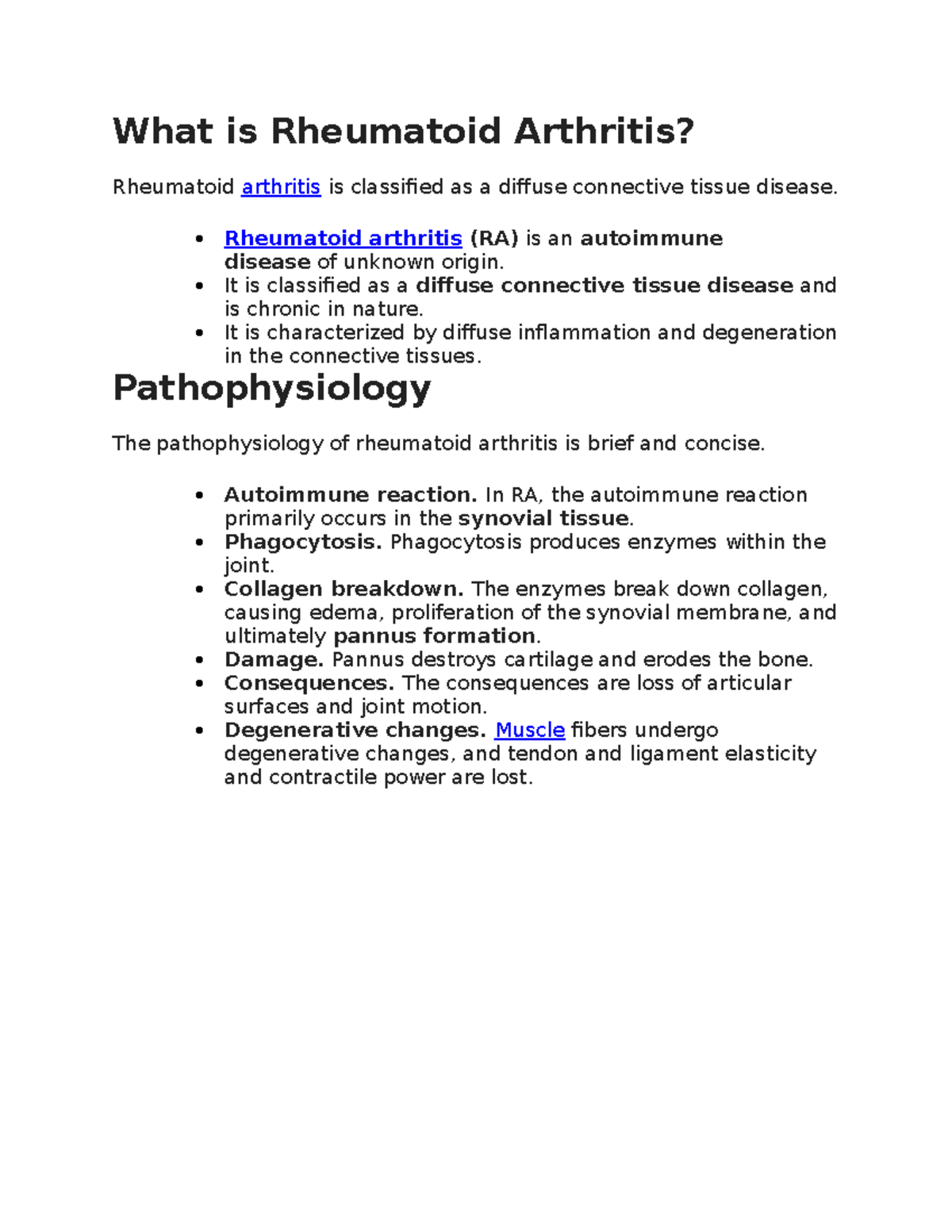 K.Rheumatoid Arthritis What is Rheumatoid Arthritis? Rheumatoid