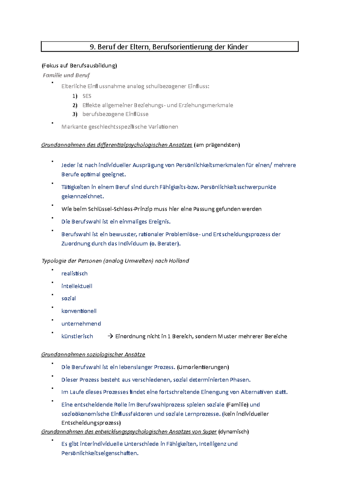 Berufsorientierung - Professor Peter Noack, SoSe 22 - 9. Beruf der ...