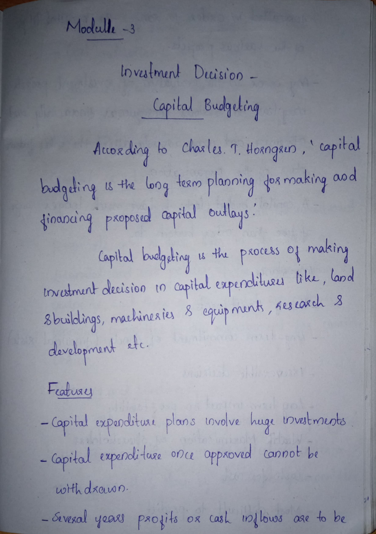 Investment decisions and capital budgeting - AttoiutfJ to ck lu. 'T. tior