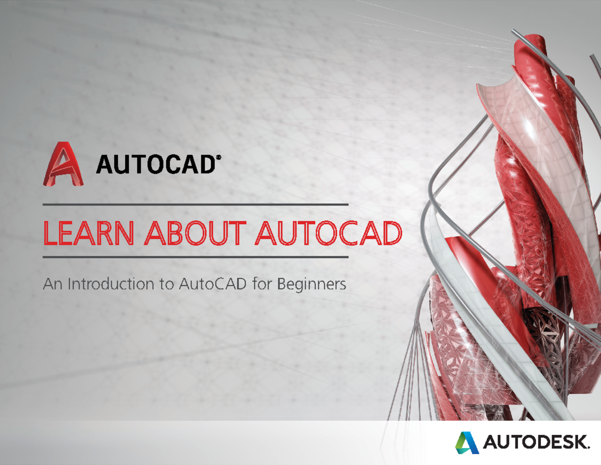 C1Bxa OC 0-IS - cad - An Introduction to AutoCAD for Beginners ...