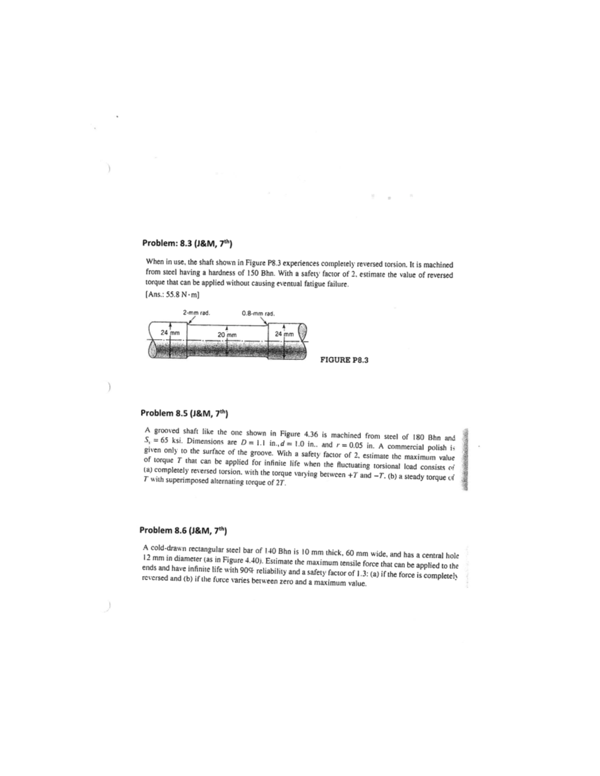 Fatigue analysis solution - ME 4244 - Studocu