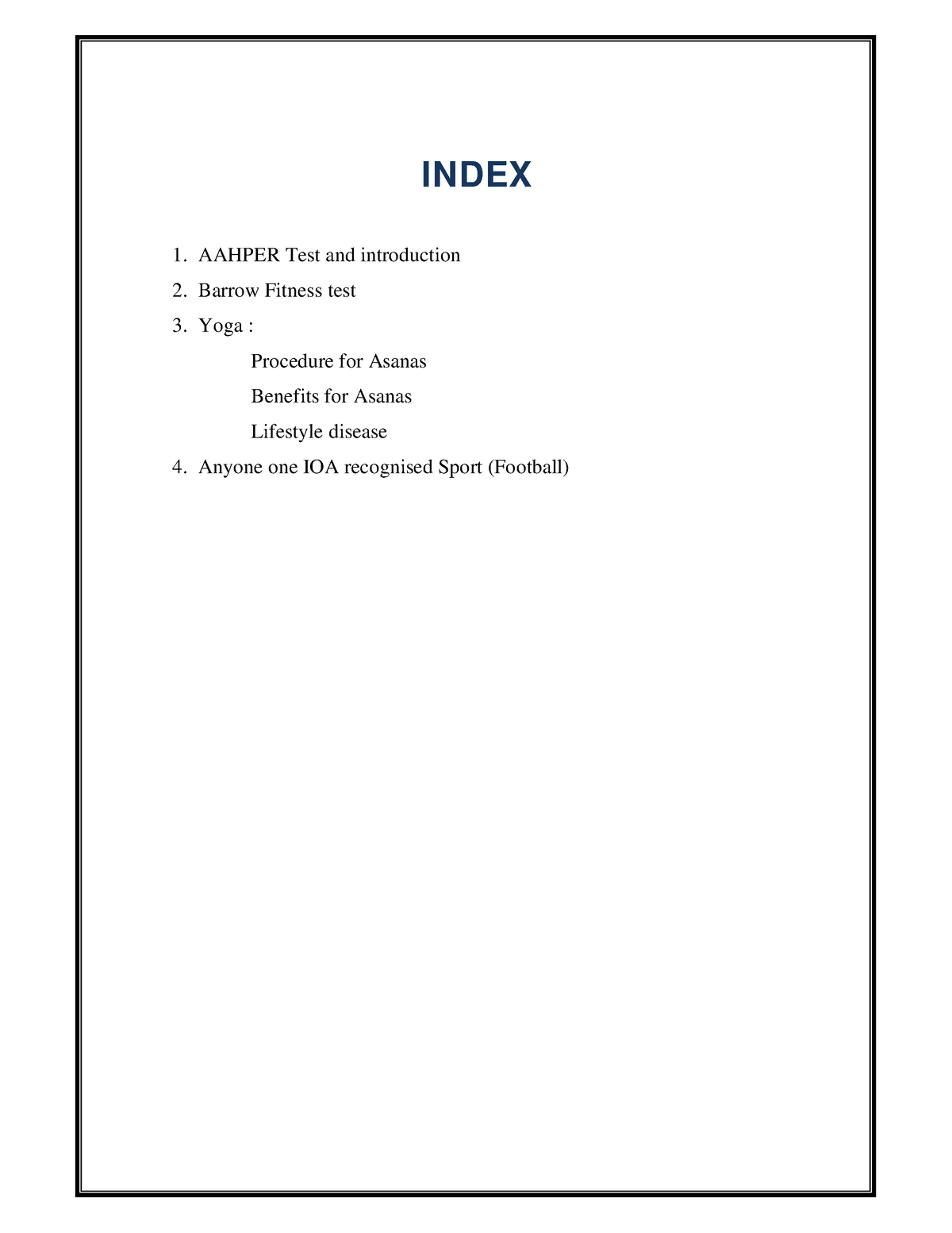 12 PE 2023 24 Zjsms INDEX 1. AAHPER Test and