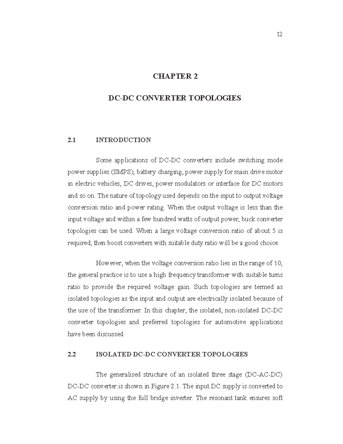 07 chapter 2 - Power converters - CHAPTER 2 DC-DC CONVERTER TOPOLOGIES ...