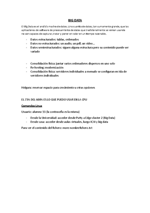 Big Data Chapter 1 Notes - Chapter 1: “Big Data for Dummies” Grasping ...