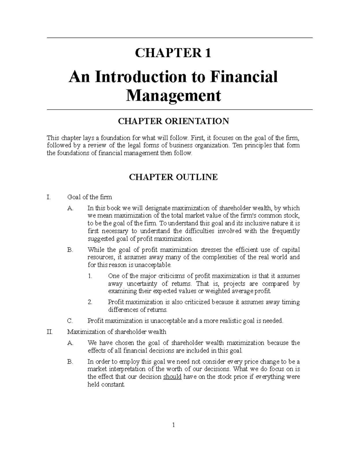 Chapter 01 IM 10th Ed - Lecture notes 1 - CHAPTER 1 An Introduction to ...