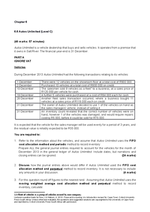 5. STAT243 Chapter 4B Tutorial Questions[ 6968] - Chapter 4 Questions ...