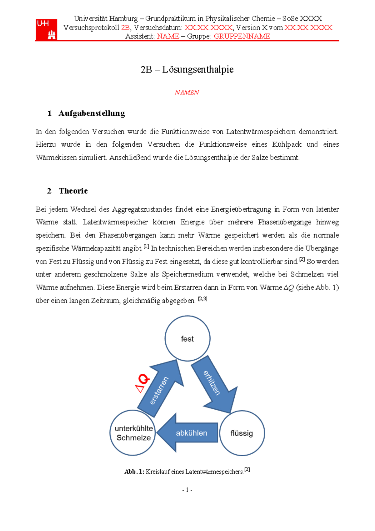 2B - Protokoll für das PCP im Bereich Thermodynamik, Versuch 2B ...