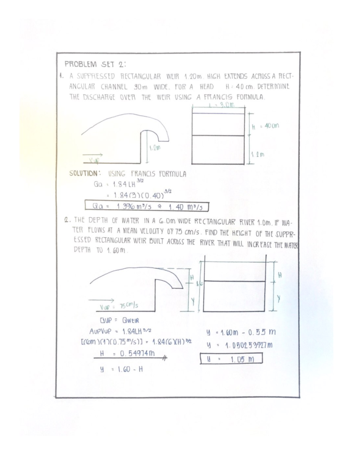 Sample Problem sets - BS Civil Engineering - Studocu