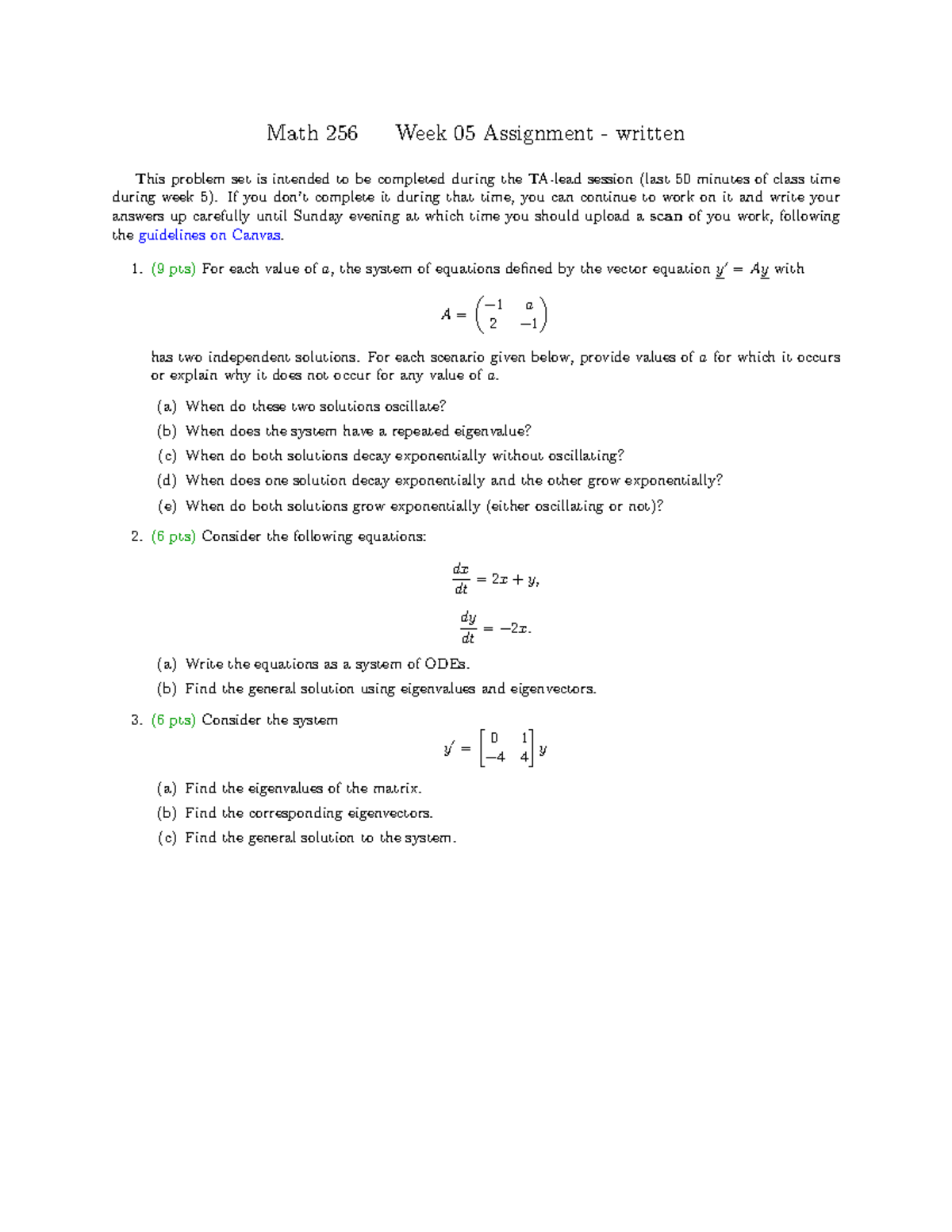 Week 05 Written compact Math 256 Week 05 Assignment written This