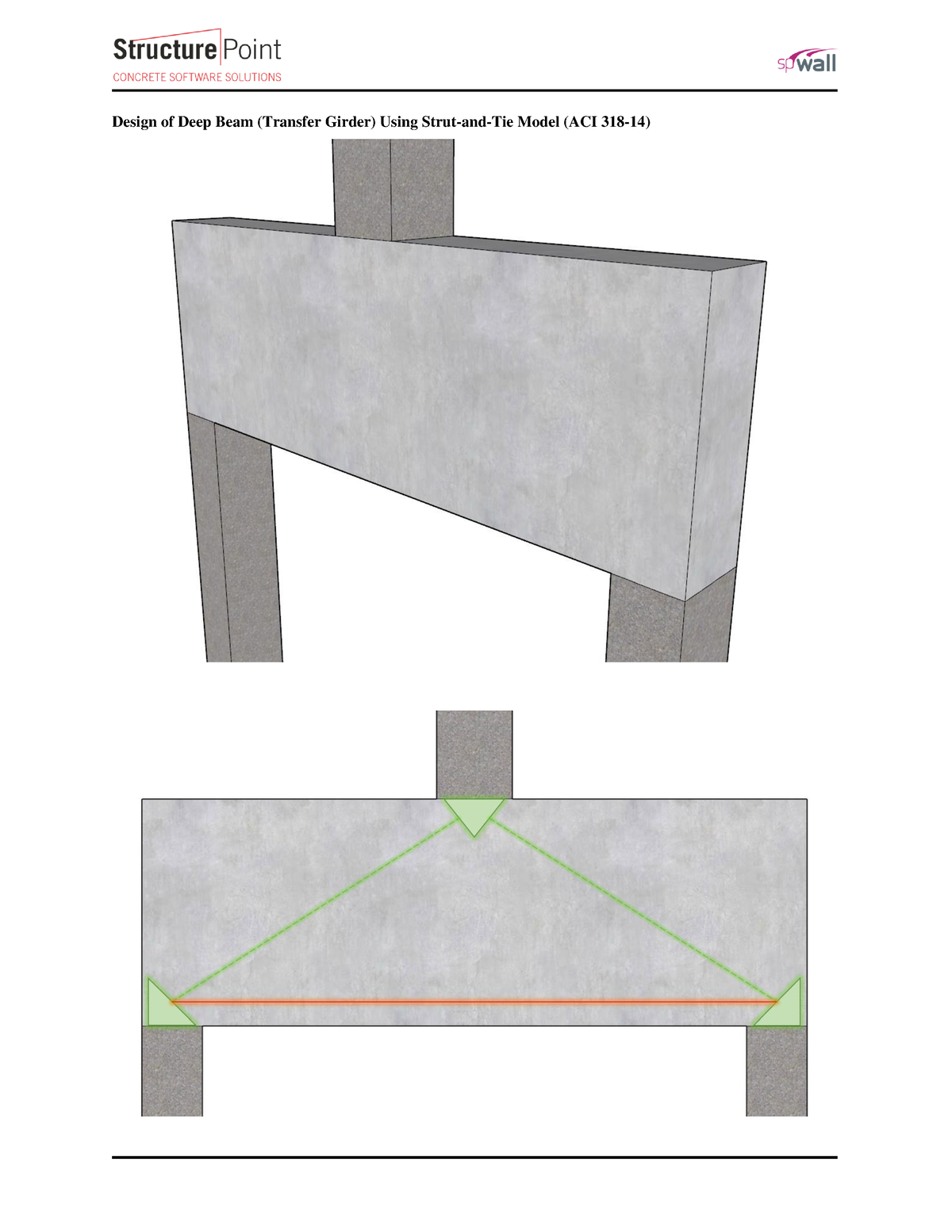 Design of Deep Beam Transfer Girder Using Strut and Tie Method ACI 318 ...