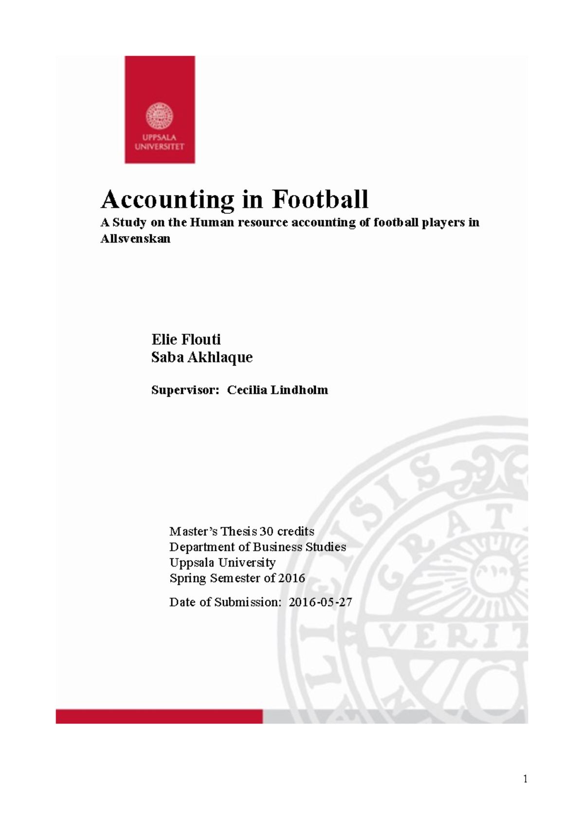 A Study on the Human resource accounting of football players in