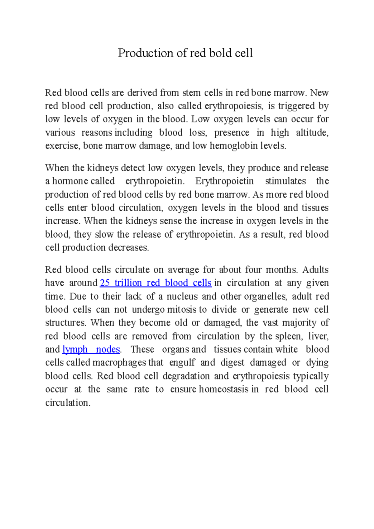 production-of-red-bold-cell-new-red-blood-cell-production-also