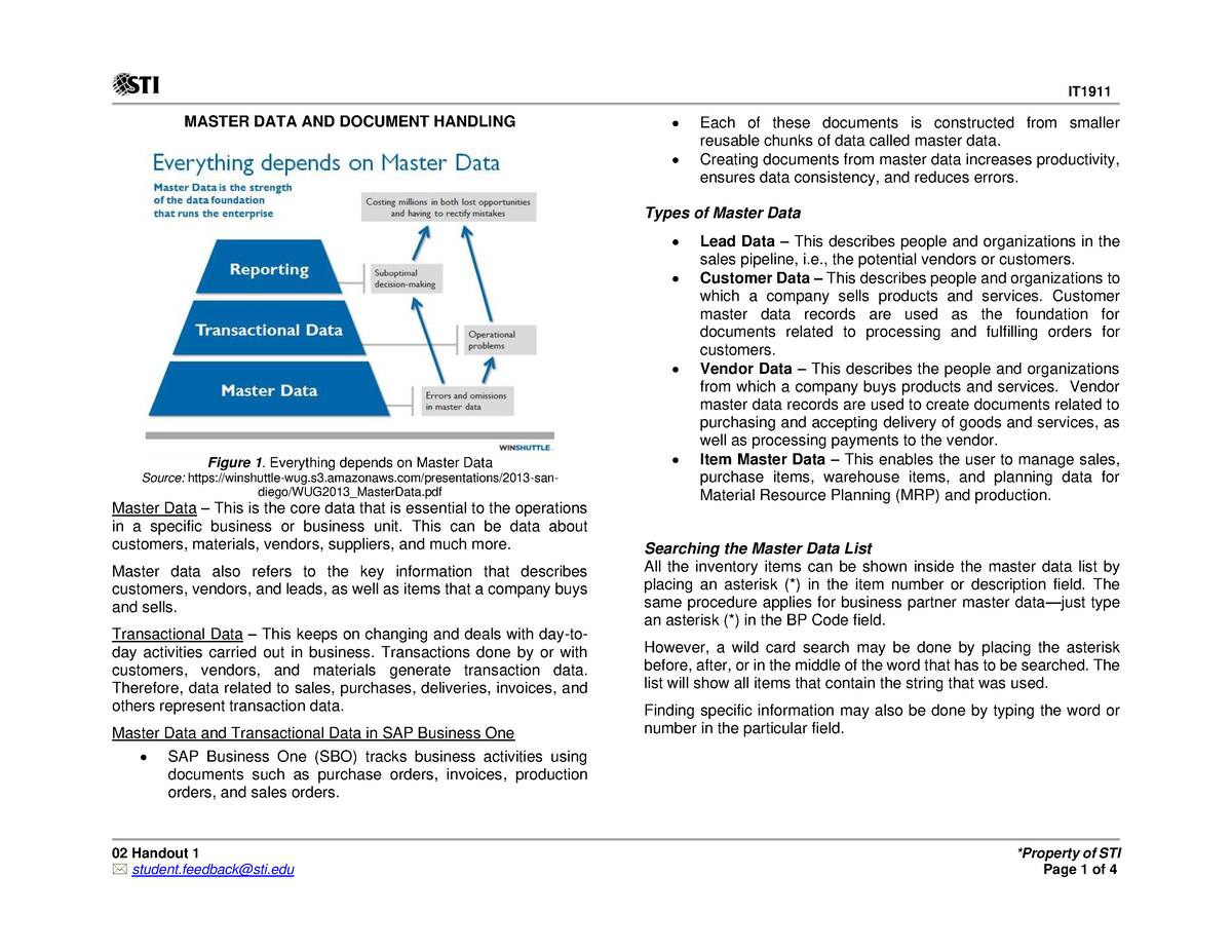 System Integration 02 Handout 1 - 02 Handout 1 *Property Of STI MASTER ...