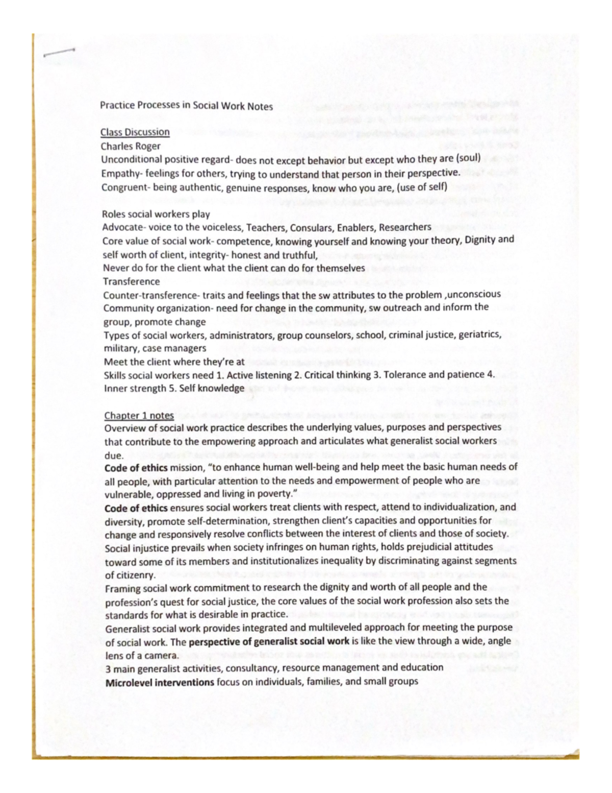 Scanned Documents - Practice Processes in Social Work I Professor ...