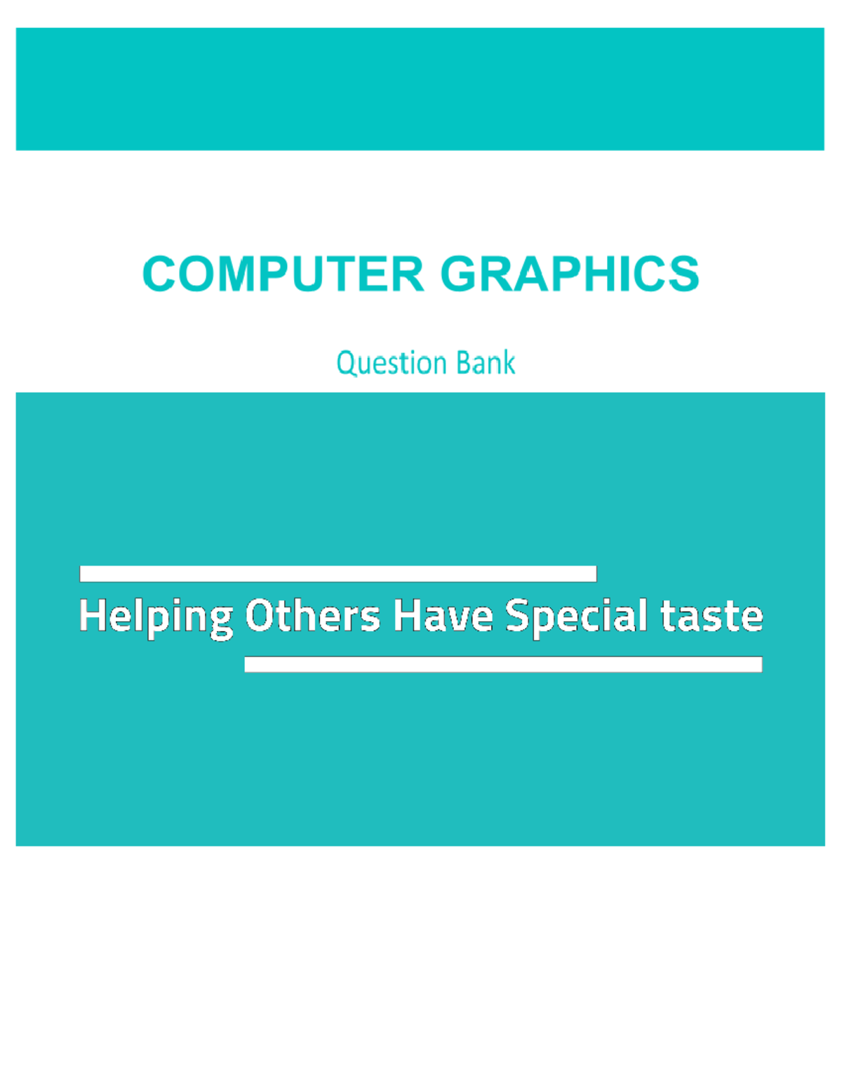 CG - Lec 4 Question Bank - 1) Which programming languages does the GLUT ...