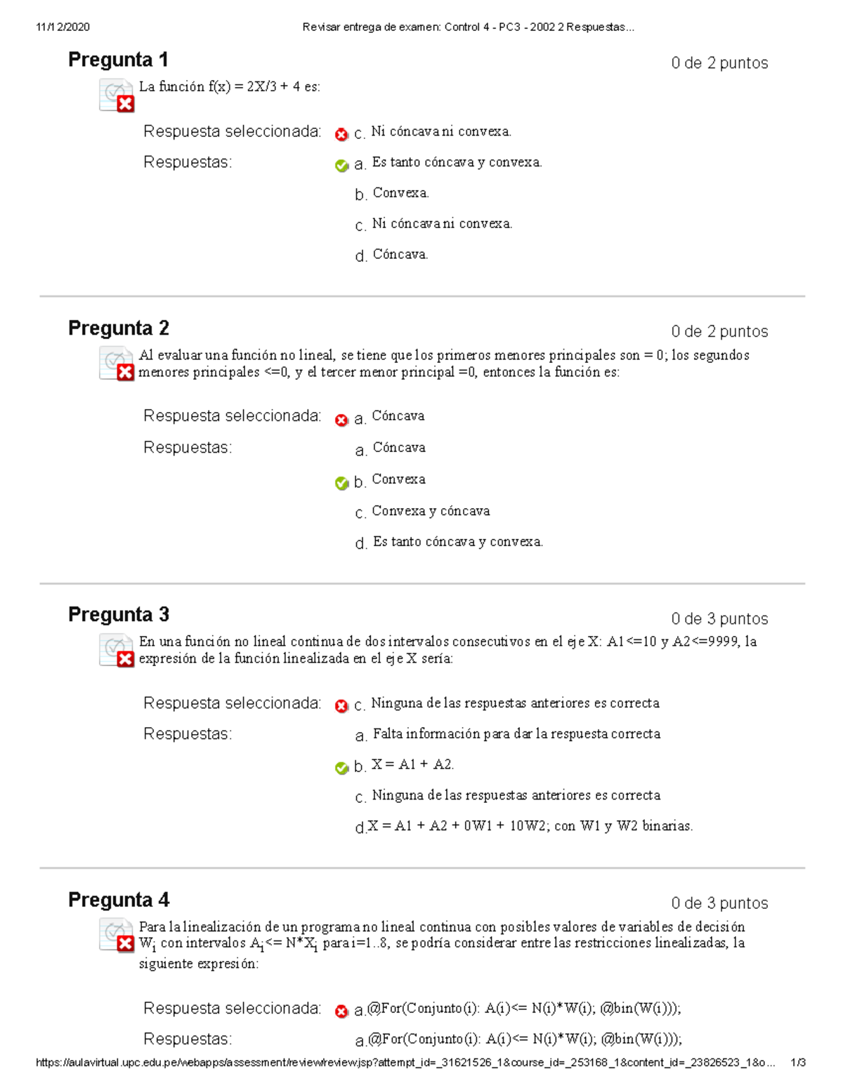 Control 4 PC3 2002 2 importante 11/12/2020 Revisar entrega de