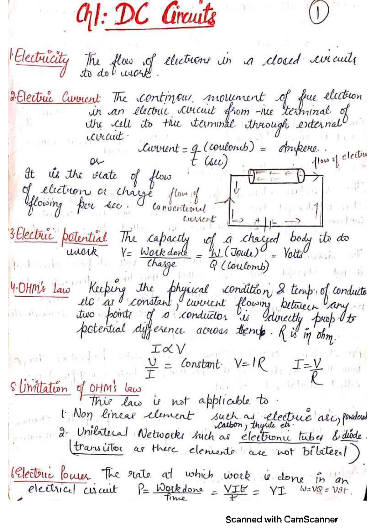 Chapter 1 DC circuits (ADK) - Digital Electronics - Studocu