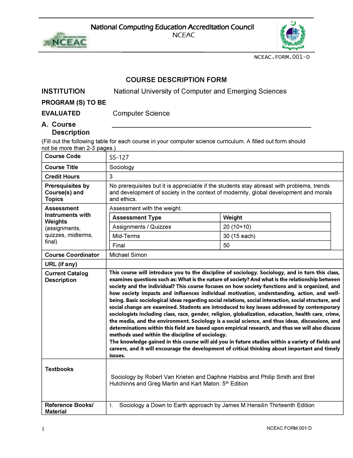 cs-sociology-for-students-nceac-form-001-nceac-form-d-nceac-course