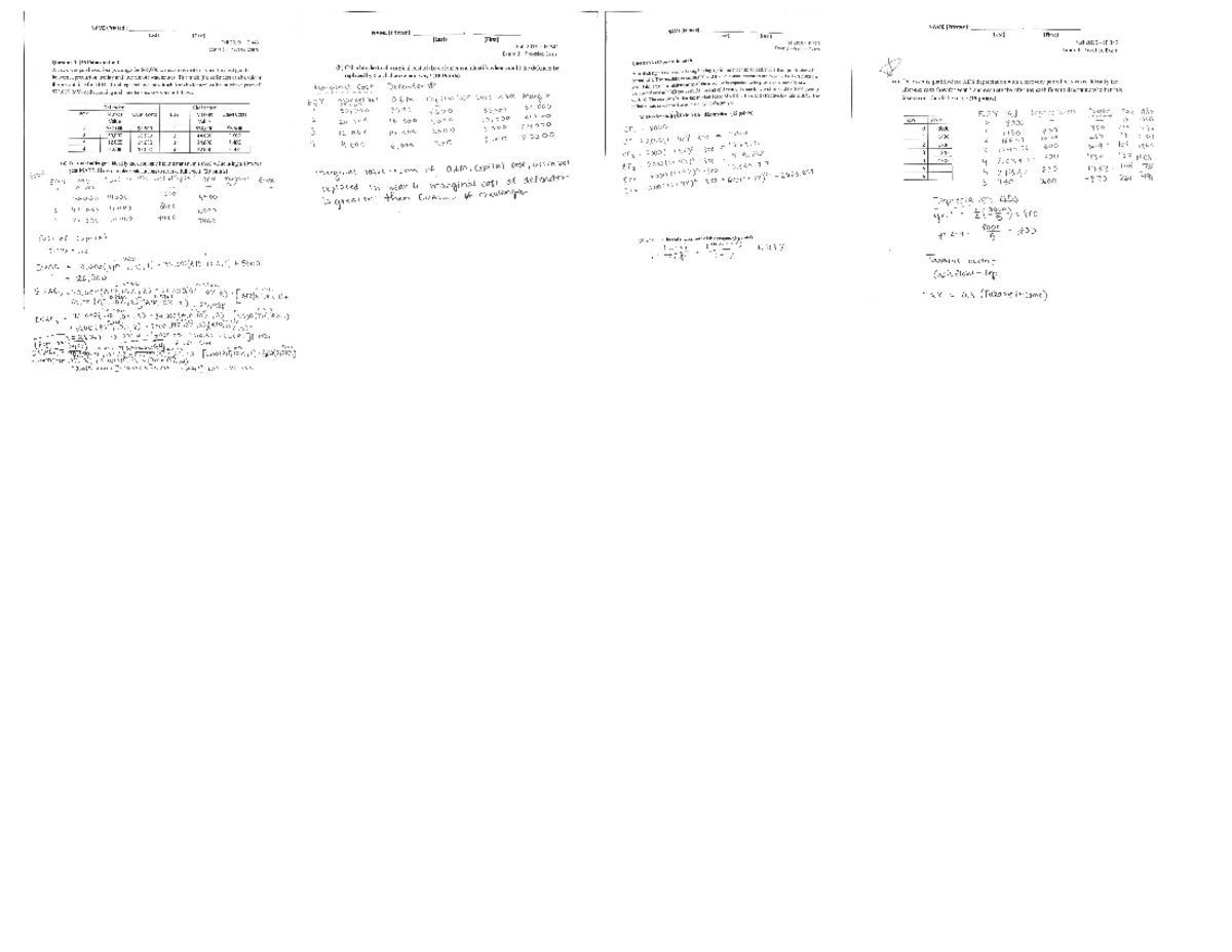 crib sheet pre final exam IE 34300 Studocu