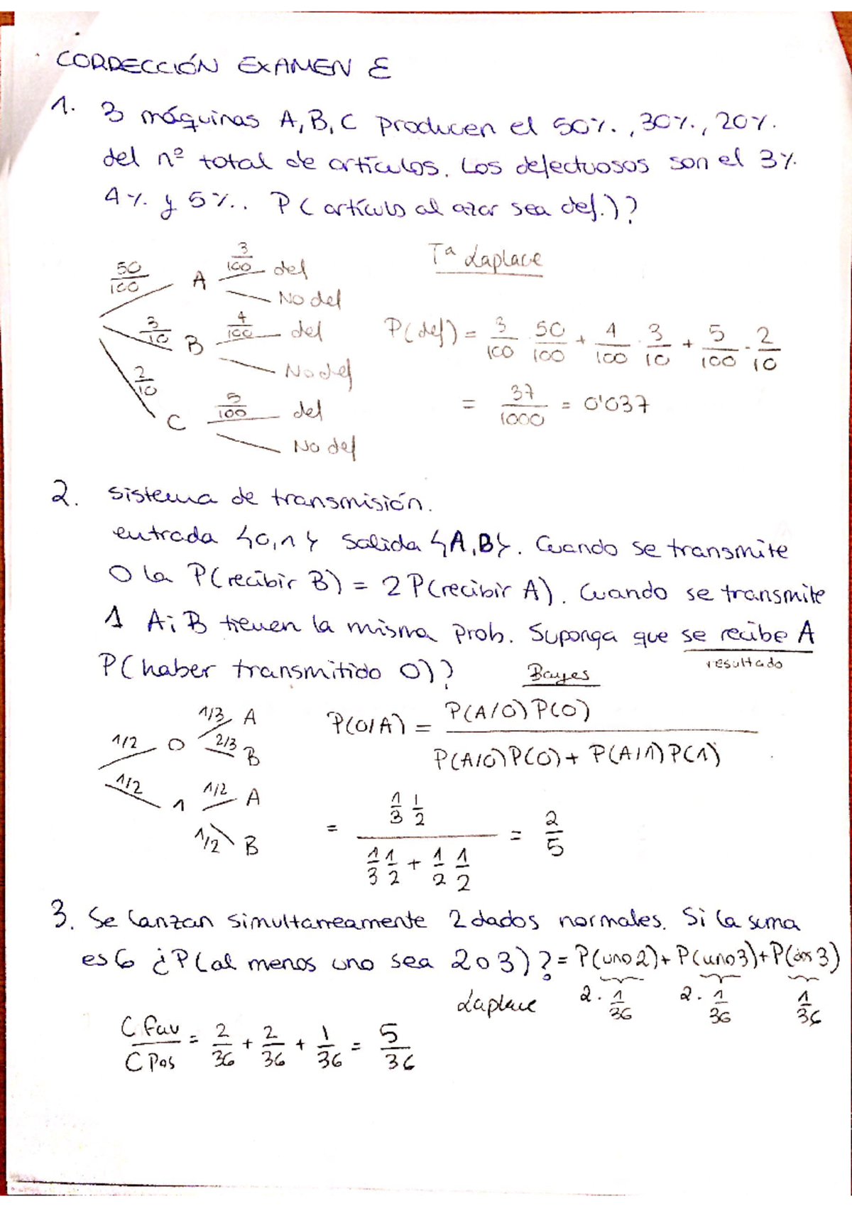 Exercicis Resolts Probabilitat - Probabilidad, Procesos Estocásticos Y ...