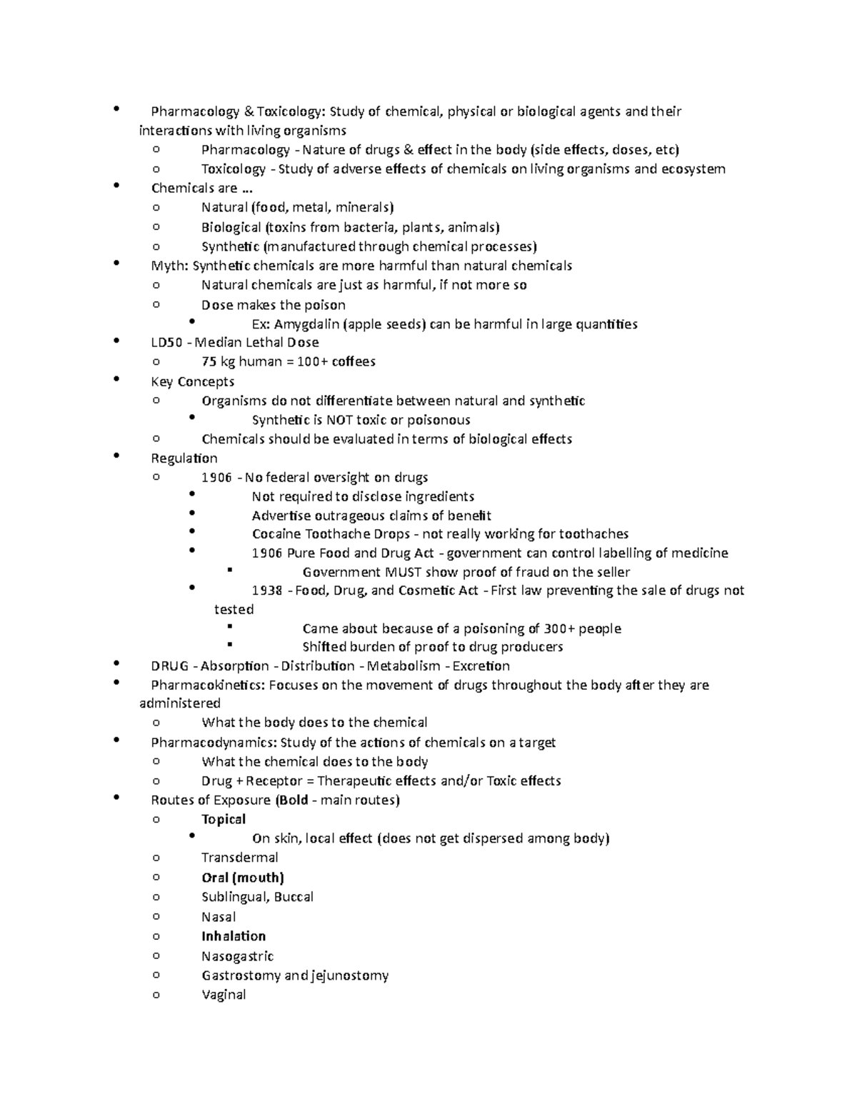 Pharmacology Basics - Pharmacology & Toxicology: Study of chemical ...