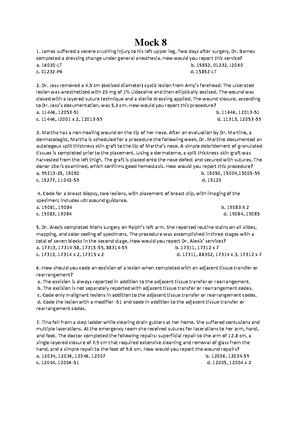 Chatper 17 CPT Radiology Coding Practice - Chapter 17: CPT Radiology ...