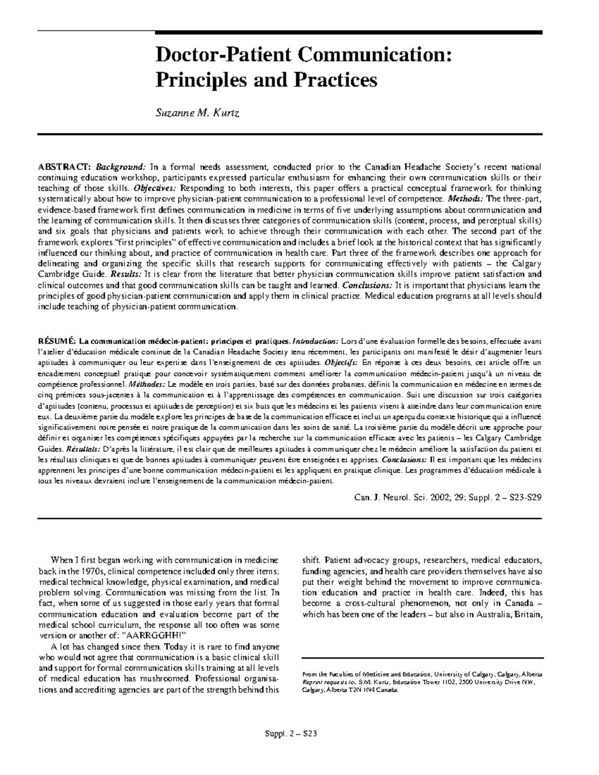 Communication - principles and practices - When I first began working ...