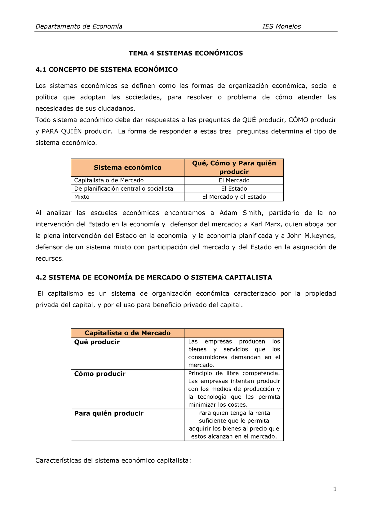 TEMA4 Sistemas Económicos - TEMA 4 SISTEMAS ECON”MICOS 4 CONCEPTO DE ...