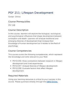 PSY 201 Module One Short Paper - Ashlee Koehler PSY-201 Educational ...