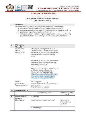 EE detailed lesson plan - DETAILED LESSON PLAN (MICRO TEACHING) I ...