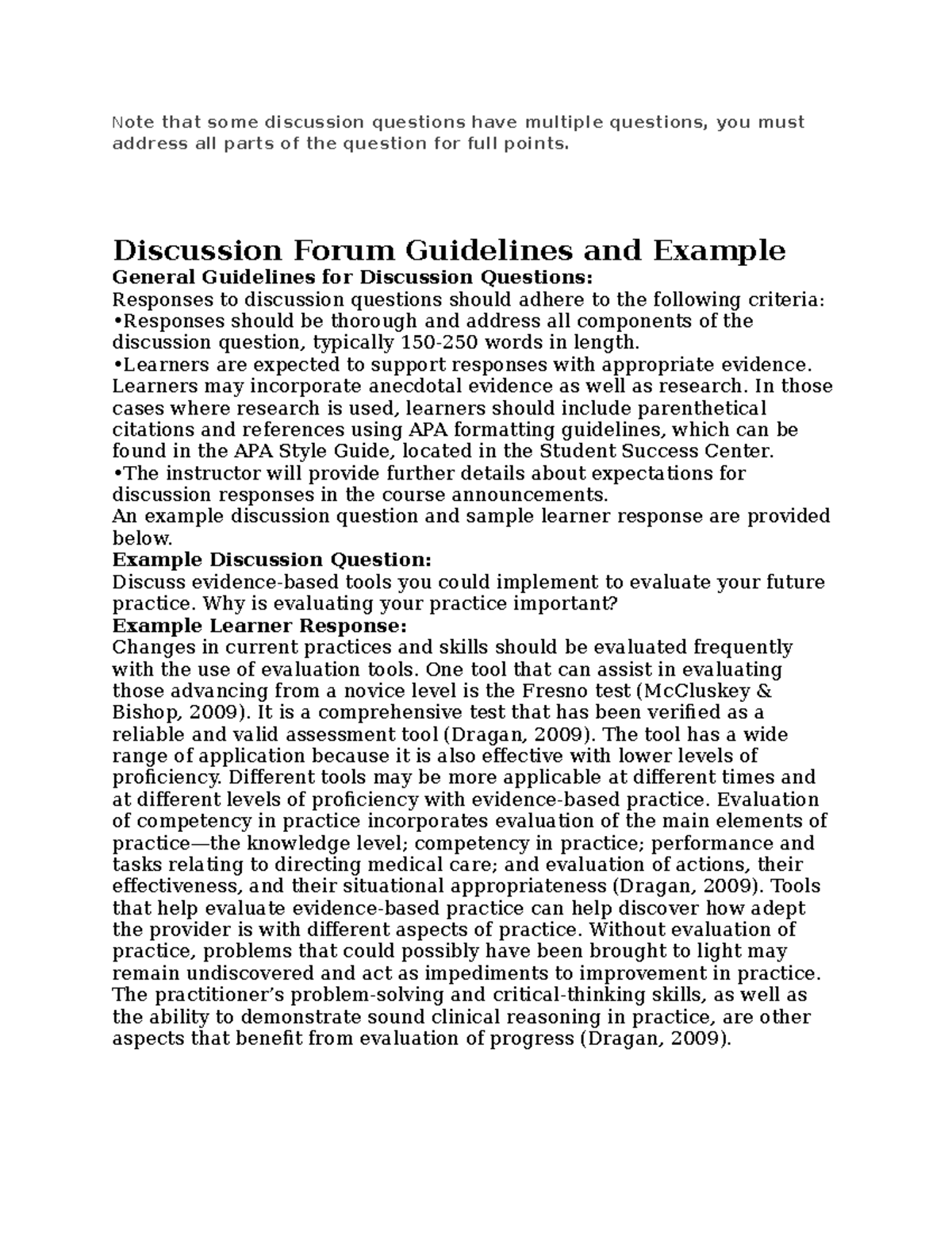Discussion Forum Guidelines and Example 1 4 1 1 - N ote that some ...