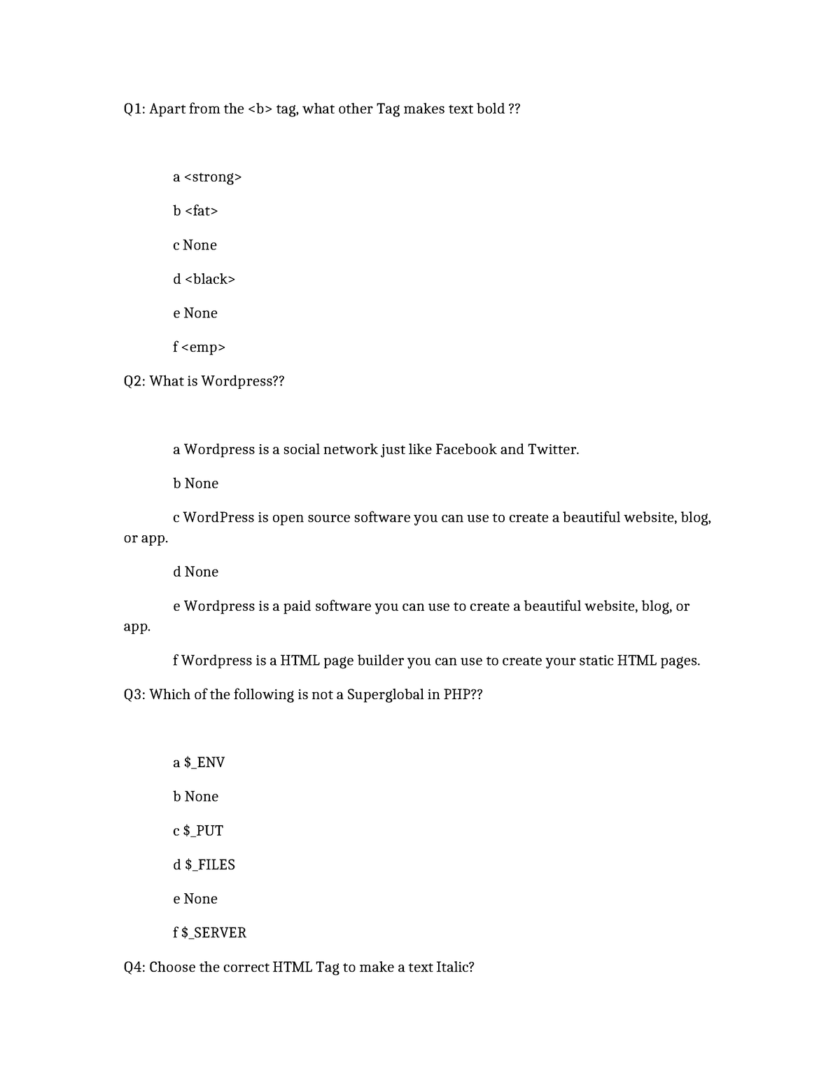 5 Summary For YCUJ - John - Q1: Apart From The Tag, What Other Tag ...