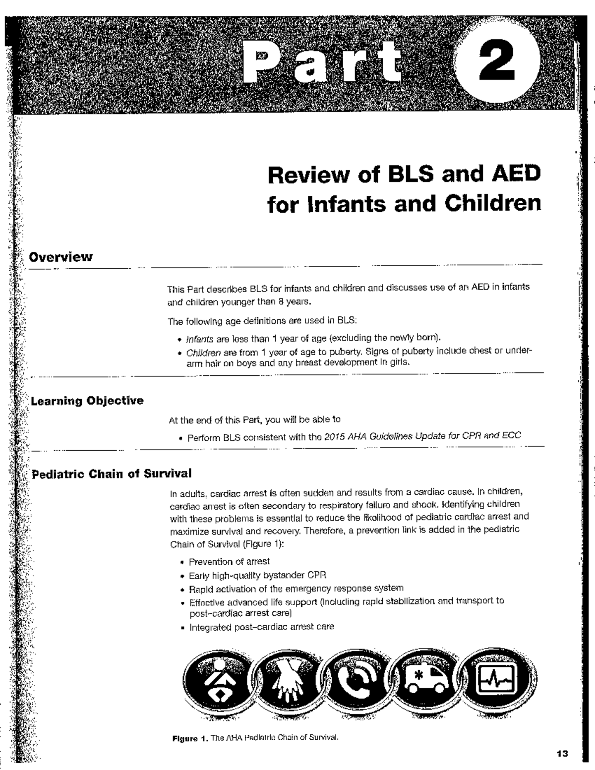 Review of BLS and AED PEARS training NU 468 Studocu