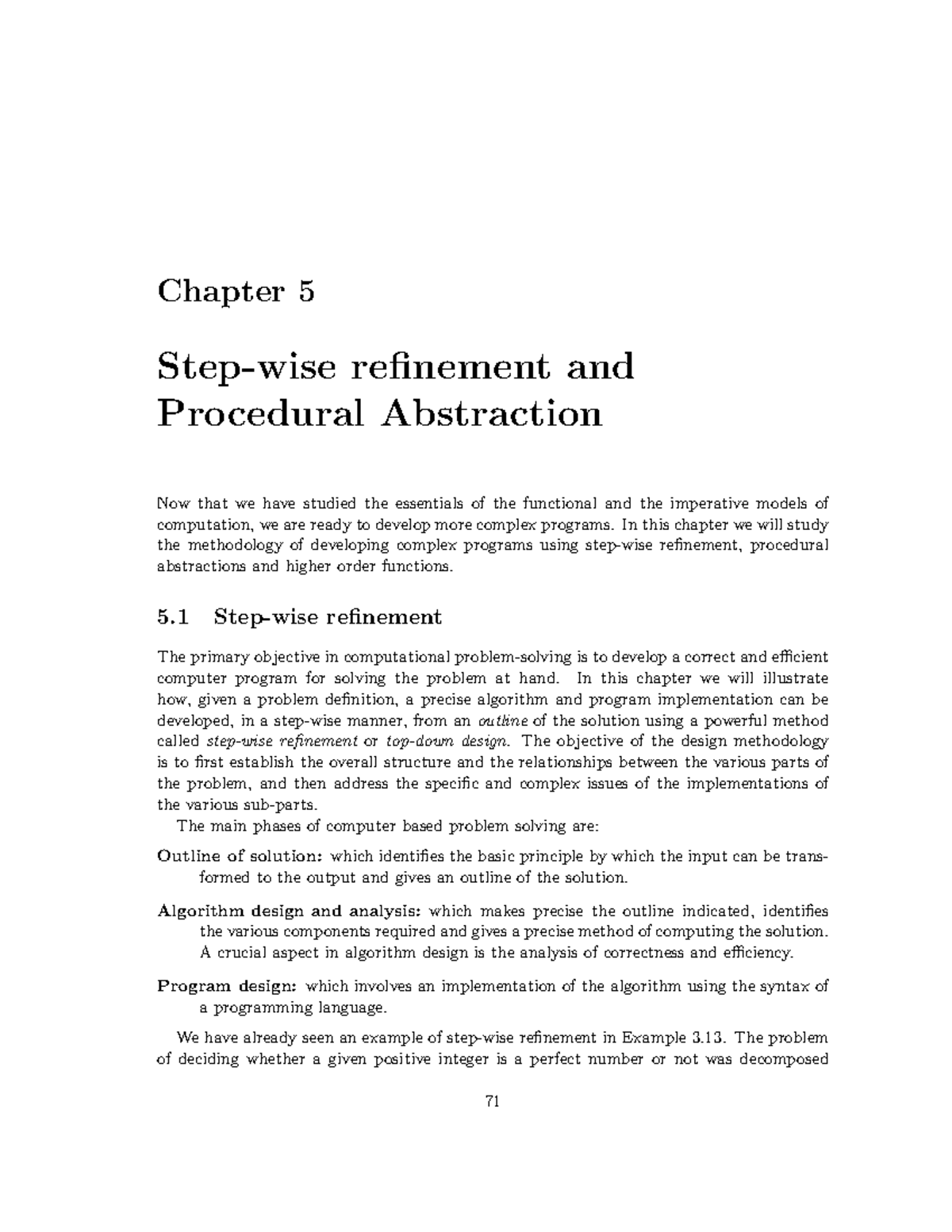 javacomputing-5-step-wise-refinement-executable-specifications-and