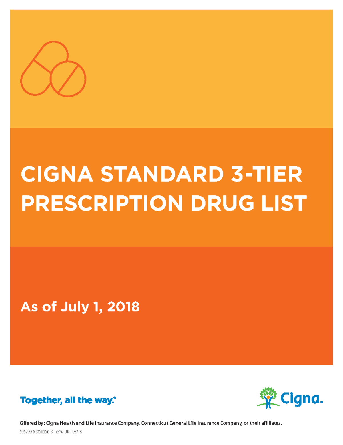 Cigna Pharmacy Standard PDL 2018 CIGNA STANDARD 3TIER PRESCRIPTION