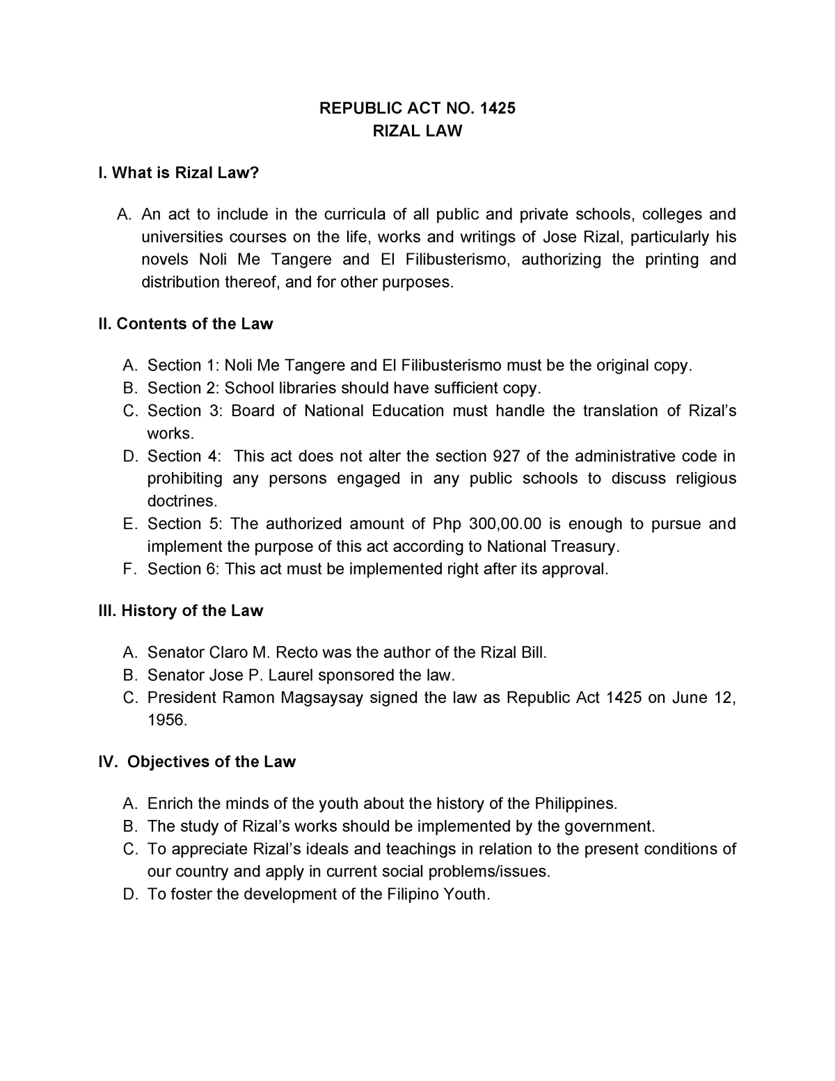 republic-act-no-1425-rizal-law-summary-general-education-pangsu