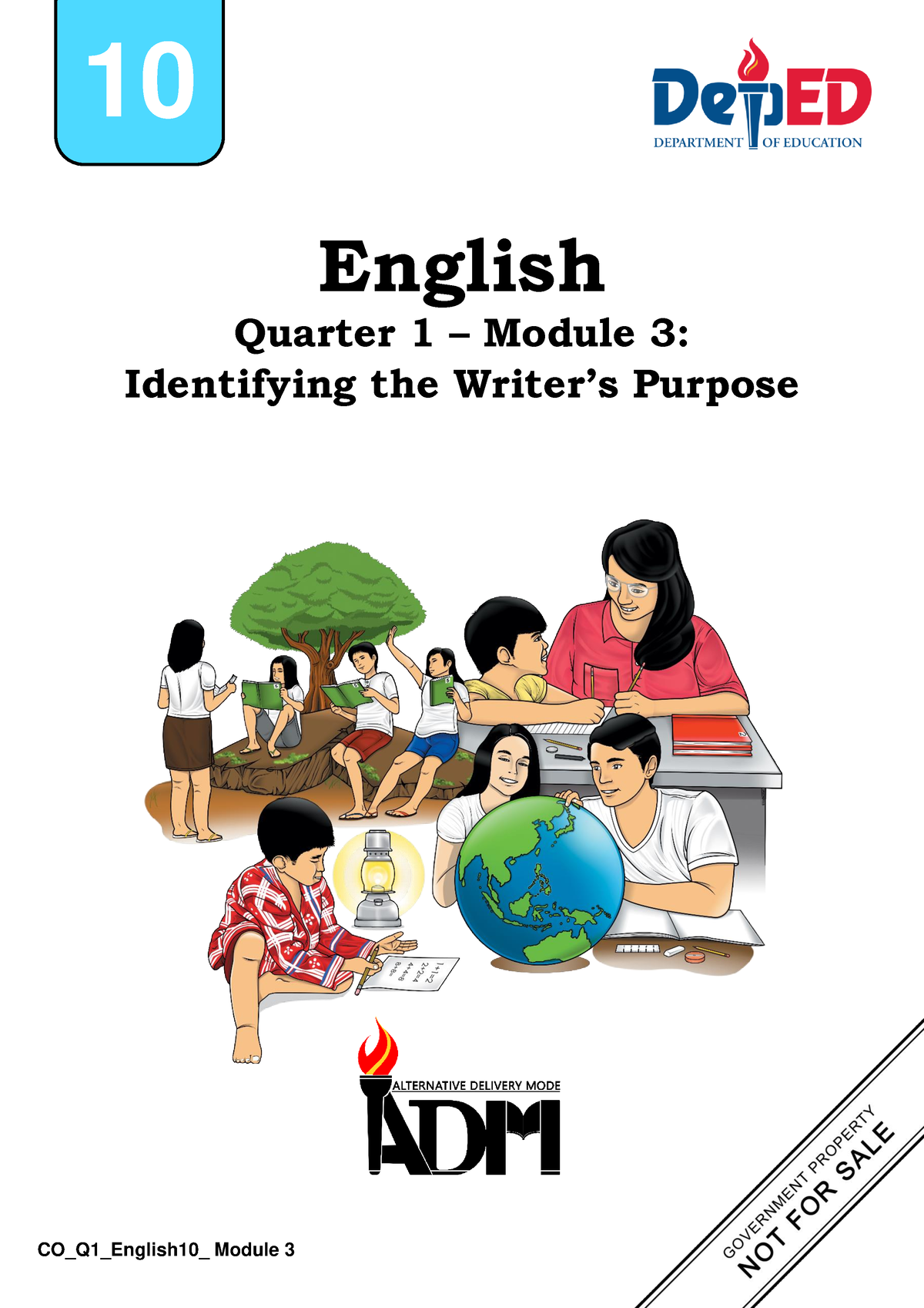 Scribd - none - English Quarter 1 – Module 3: Identifying the Writer’s ...