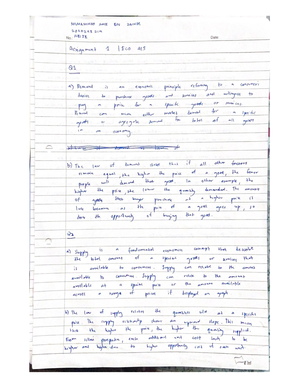 QUIZ CASE Study March 2022 - QUIZ CASE STUDY ECO 415 (ECONOMICS) NAME
