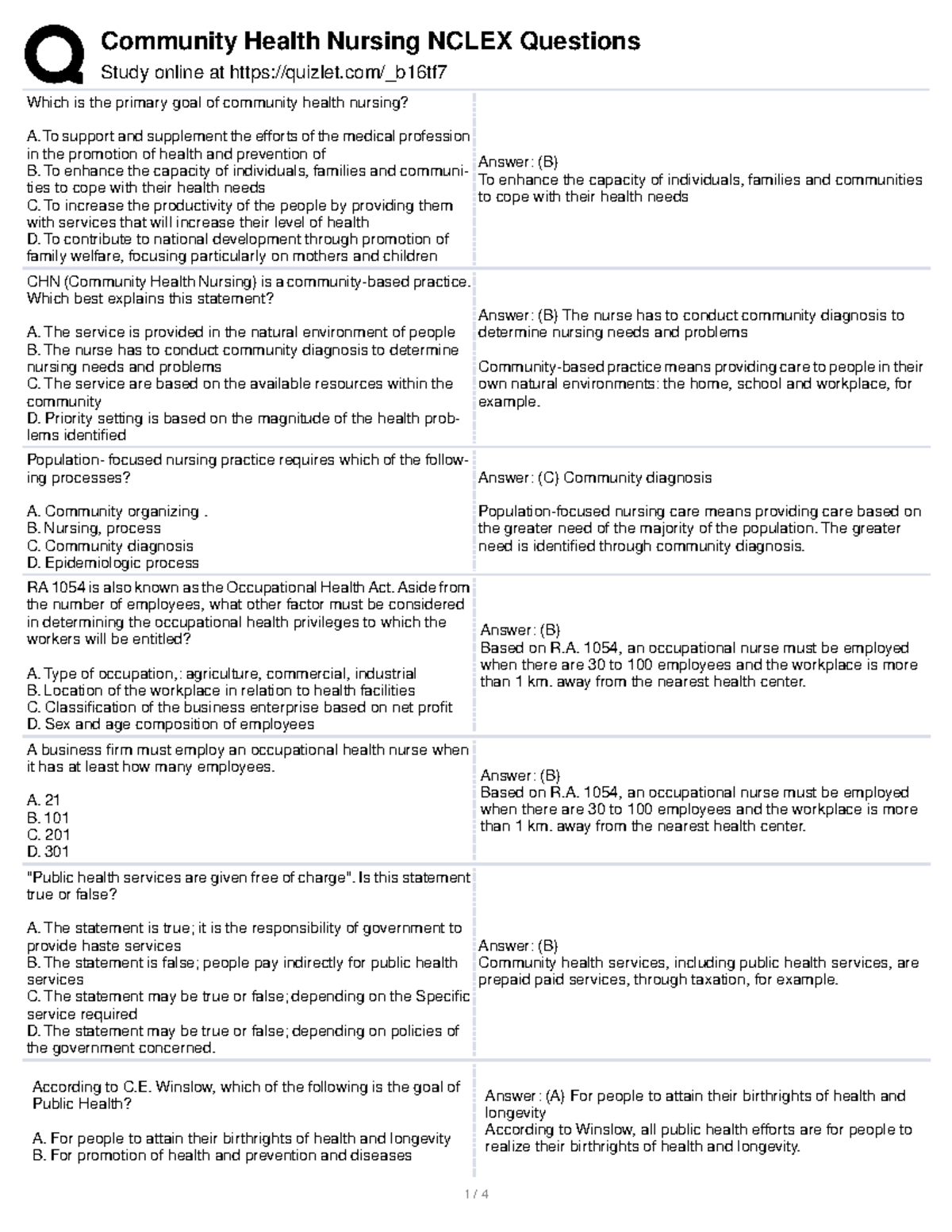 Health Promotion - Study Online At Quizlet/_b16tf Which Is The Primary ...