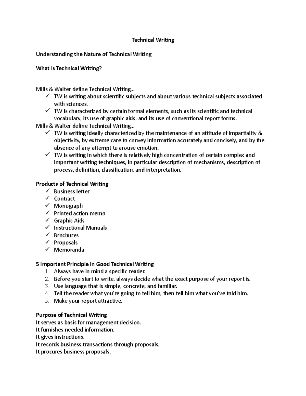 Technical Writing CHAP1 - Technical Writing Understanding The Nature Of ...