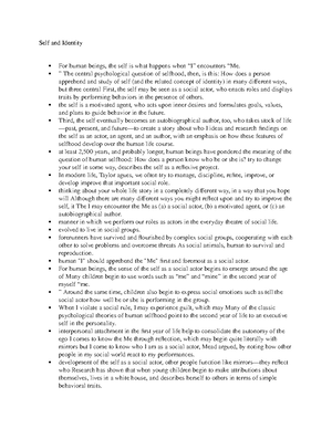Personality Stability and Change - to produce personality stability and ...