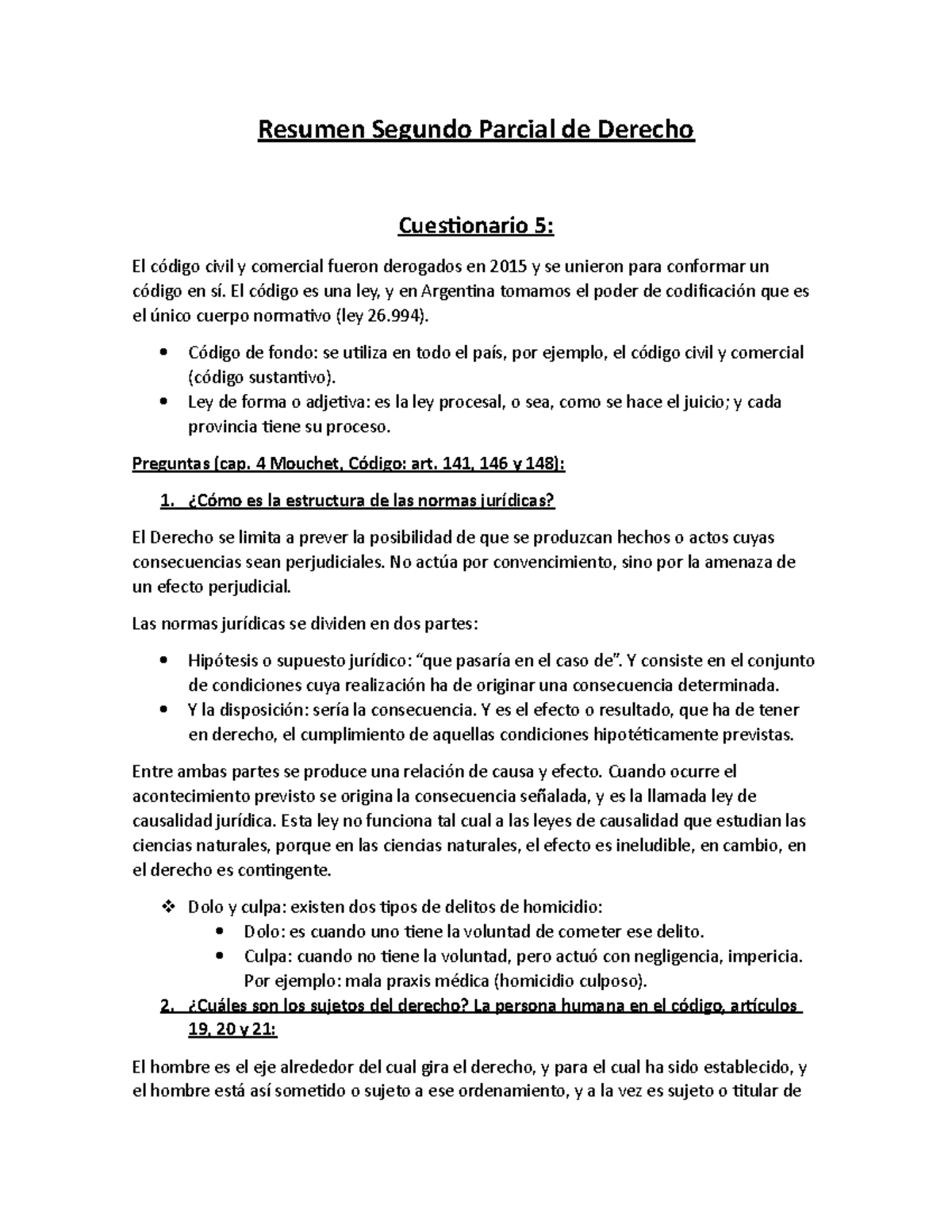 Resumen Segundo Parcial De Derecho - Resumen Segundo Parcial De Derecho ...