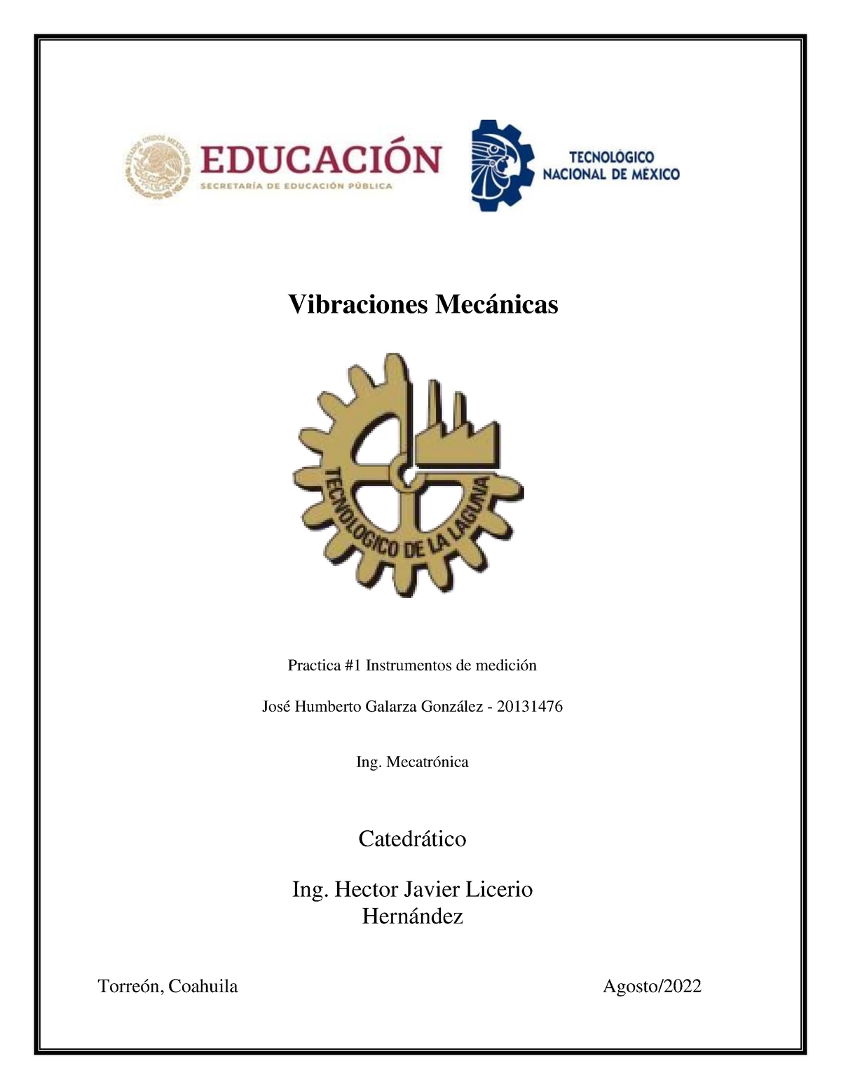 Práctica No.1 Instrumentos De Medición - Vibraciones Mecánicas Practica ...