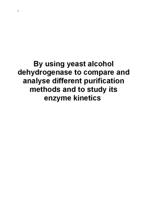 Assessment 3 RSM - Assignment 3 of Biochemistry RSM - 1. Distance die ...