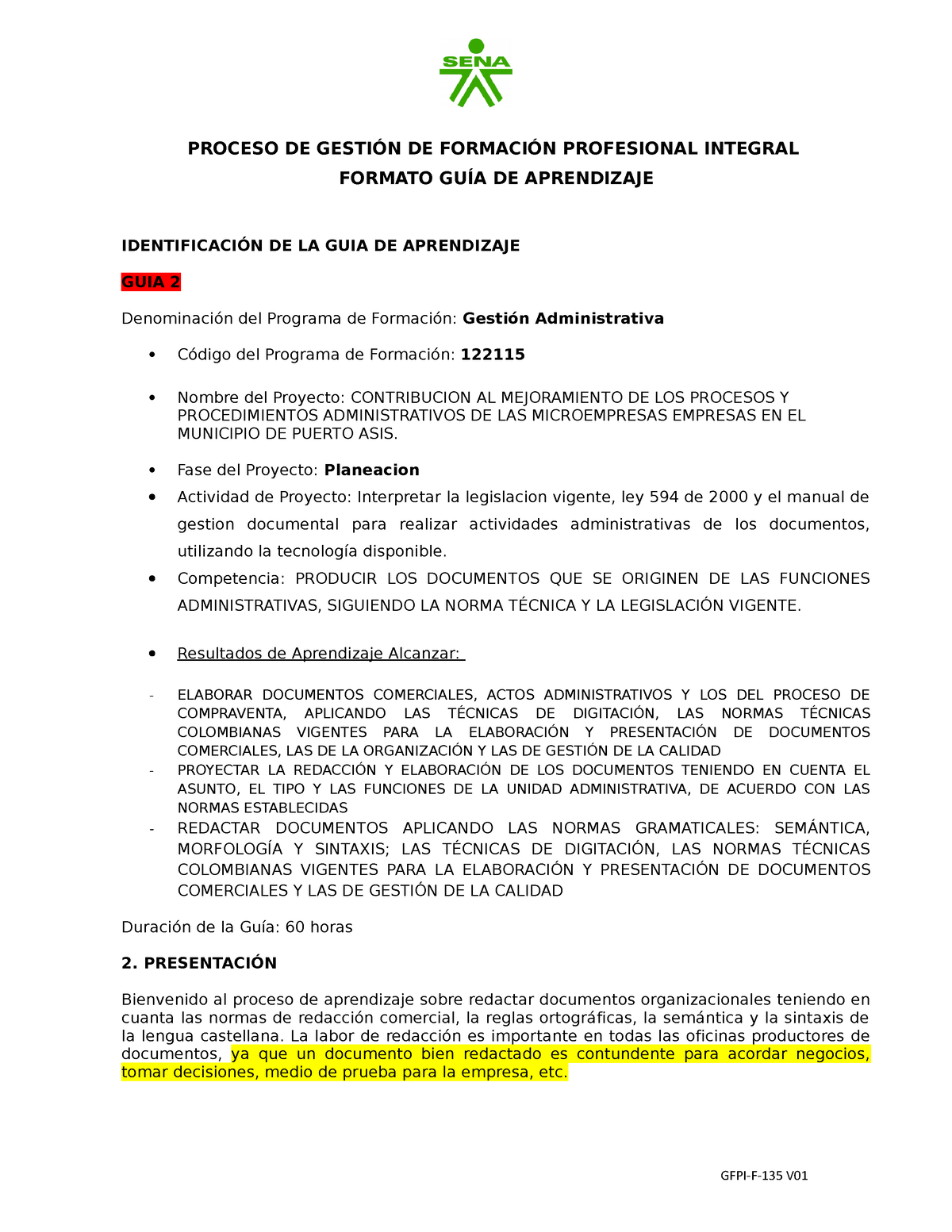 1 GFPI-F-135 Guia De Aprendizaje GUIA C210601001 R01 - PROCESO DE ...